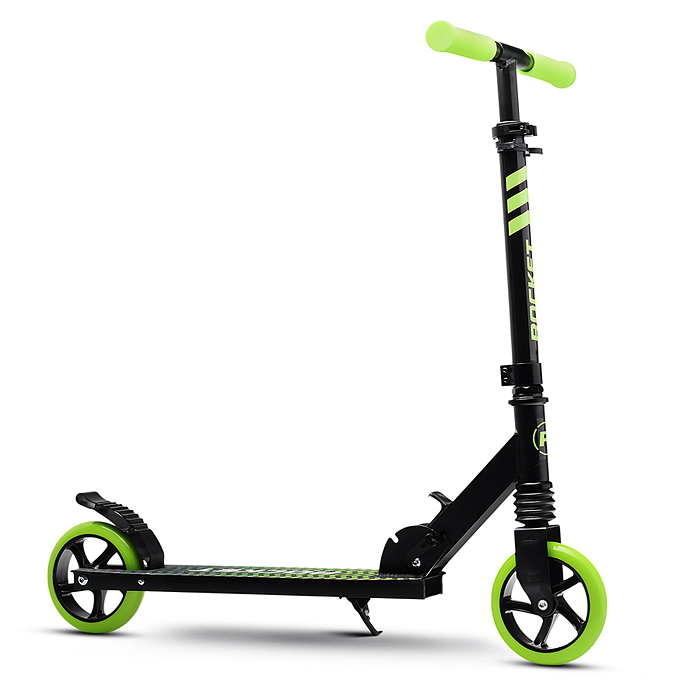 Фото к товару Самокат детский R0201 ROCKET, алюминиевый, колеса PU, 145 мм, зелёный Самокат детский R0201 ROCKET, алюминиевый, колеса PU, 145 мм, зелёный