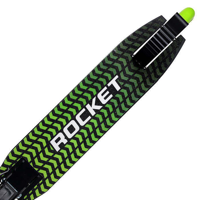 Фото к товару Самокат детский R0201 ROCKET, алюминиевый, колеса PU, 145 мм, зелёный Самокат детский R0201 ROCKET, алюминиевый, колеса PU, 145 мм, зелёный