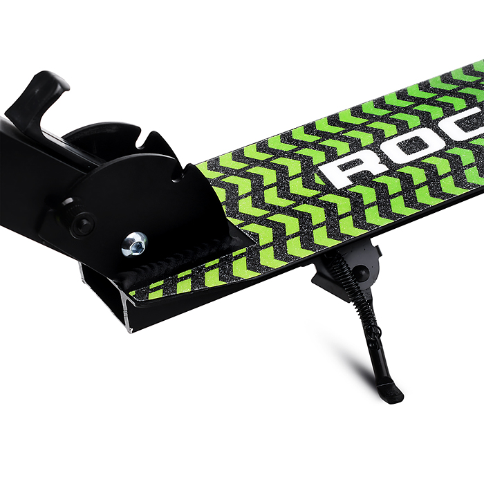 Фото к товару Самокат детский R0201 ROCKET, алюминиевый, колеса PU, 145 мм, зелёный Самокат детский R0201 ROCKET, алюминиевый, колеса PU, 145 мм, зелёный