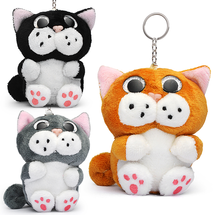 Мягкая игрушка-брелок М1350 "Кот" 8 см. Мягкая игрушка-брелок М1350 "Кот" 8 см.