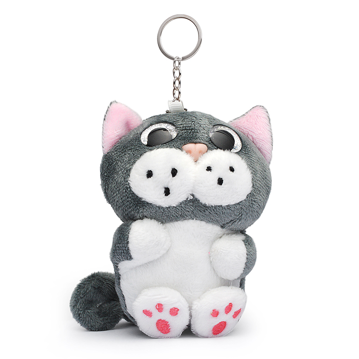 Фото к товару Мягкая игрушка-брелок М1350 "Кот" 8 см. Мягкая игрушка-брелок М1350 "Кот" 8 см.