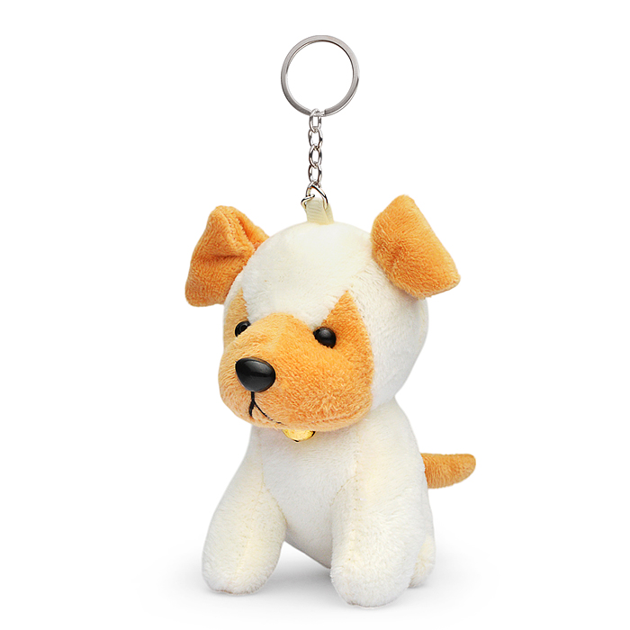 Фото к товару Мягкая игрушка-брелок М1352 "Собака" 10 см. Мягкая игрушка-брелок М1352 "Собака" 10 см.
