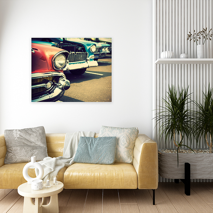 Картина на холсте с подрамником 50х40 "Цепляющее ретро" Картина на холсте с подрамником 50х40 "Цепляющее ретро"