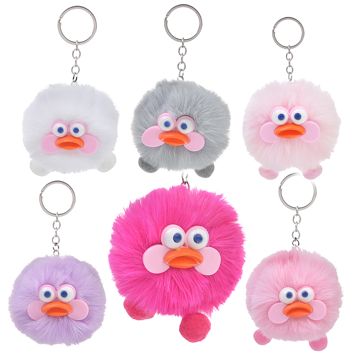 Мягкая игрушка-брелок M1151 "Пучеглазик" 7 см.