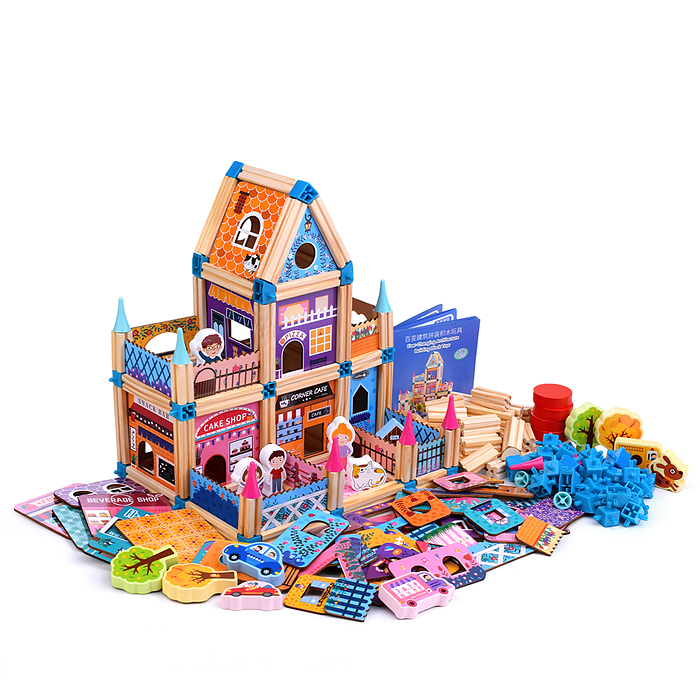 Фото к товару Конструктор D1879 "Строим дом" (278 дет.) Конструктор D1879 "Строим дом" (278 дет.)