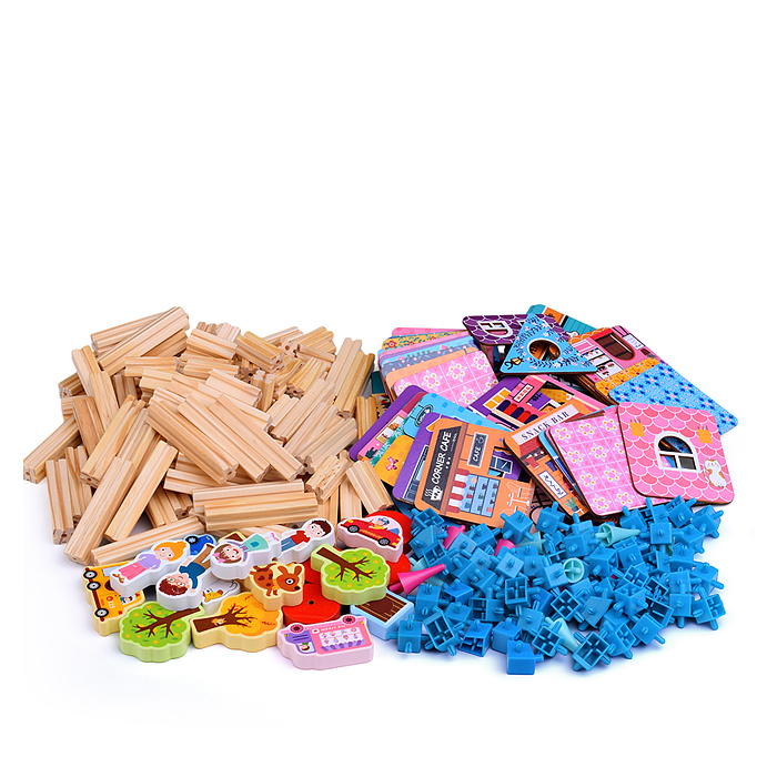 Фото к товару Конструктор D1879 "Строим дом" (278 дет.) Конструктор D1879 "Строим дом" (278 дет.)