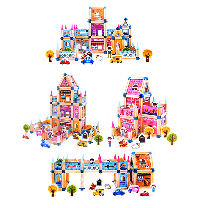 Фото к товару Конструктор D1879 "Строим дом" (278 дет.) Конструктор D1879 "Строим дом" (278 дет.)