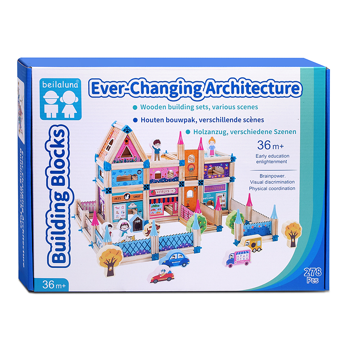 Фото к товару Конструктор D1879 "Строим дом" (278 дет.) Конструктор D1879 "Строим дом" (278 дет.)