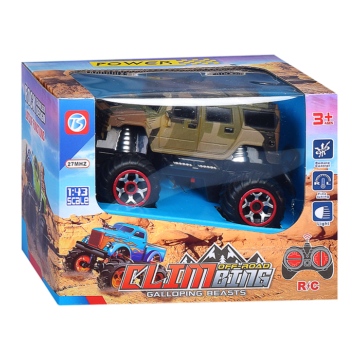 Фото к товару Машина 866-14B "Сафари" р/у, 27MHz, в коробке Машина 866-14B "Сафари" р/у, 27MHz, в коробке