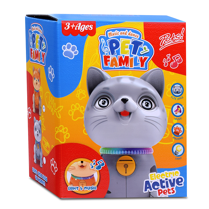 Фото к товару Интерактивная игрушка RS-5168 "Кошка" в коробке Интерактивная игрушка RS-5168 "Кошка" в коробке