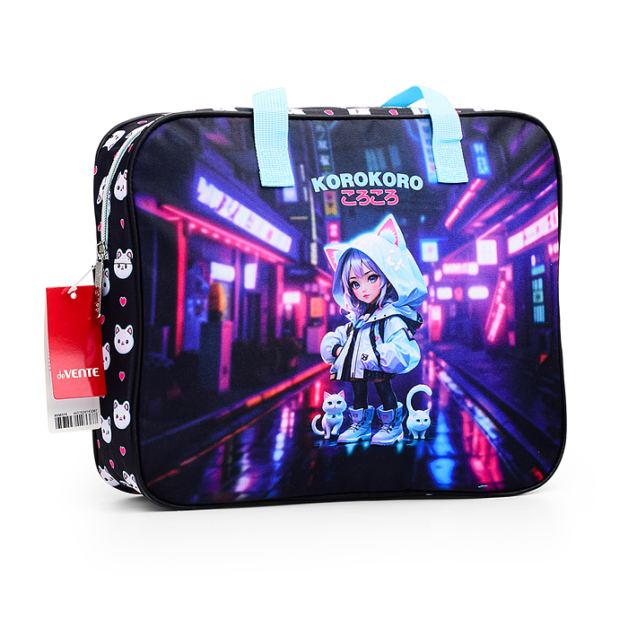 Папка для тетрадей, ИЗО и технологии "Korokoro" A4 (36x28x8 см) плотный износостойкий полиэ