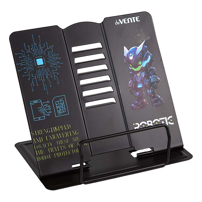 Подставка для учебников и книг "Robotic" 20x19 см, металлическая окрашенная, вес 430 г, с п