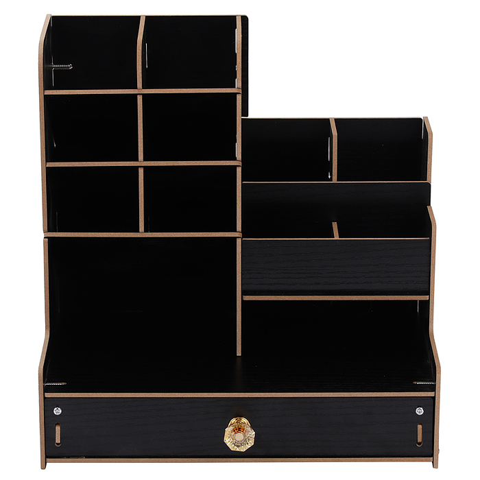 Фото к товару Органайзер для канцелярских принадлежностей "Elrix" настольный, 24,5x15x25,5 см, материал - Органайзер для канцелярских принадлежностей "Elrix" настольный, 24,5x15x25,5 см, материал -