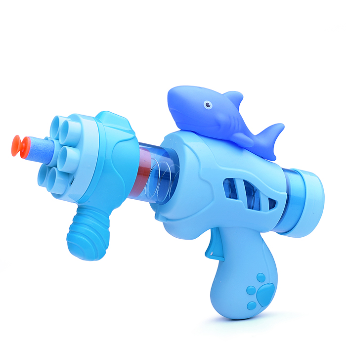 Бластер 777-70 "Air gun" голубой, в коробке