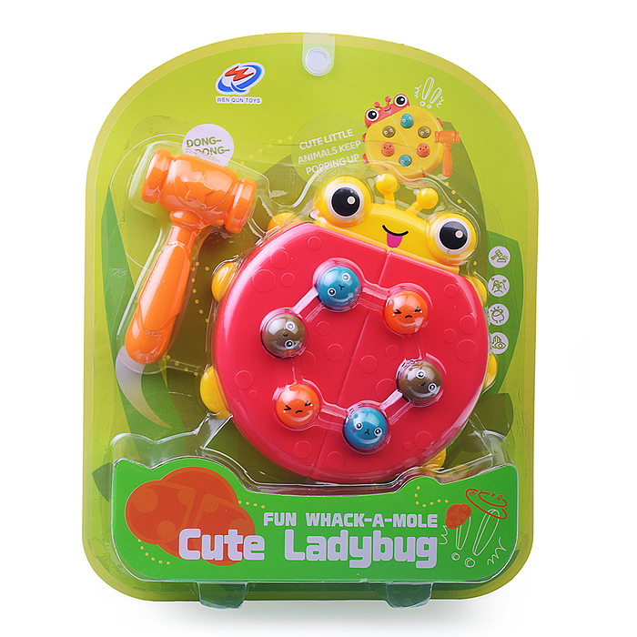 Игра -Стучалка WQ-57 "Божья коровка" на листе Игра -Стучалка WQ-57 "Божья коровка" на листе