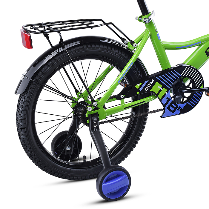 Фото к товару Велосипед 18" Rocket Gem, цвет зеленый Велосипед 18" Rocket Gem, цвет зеленый
