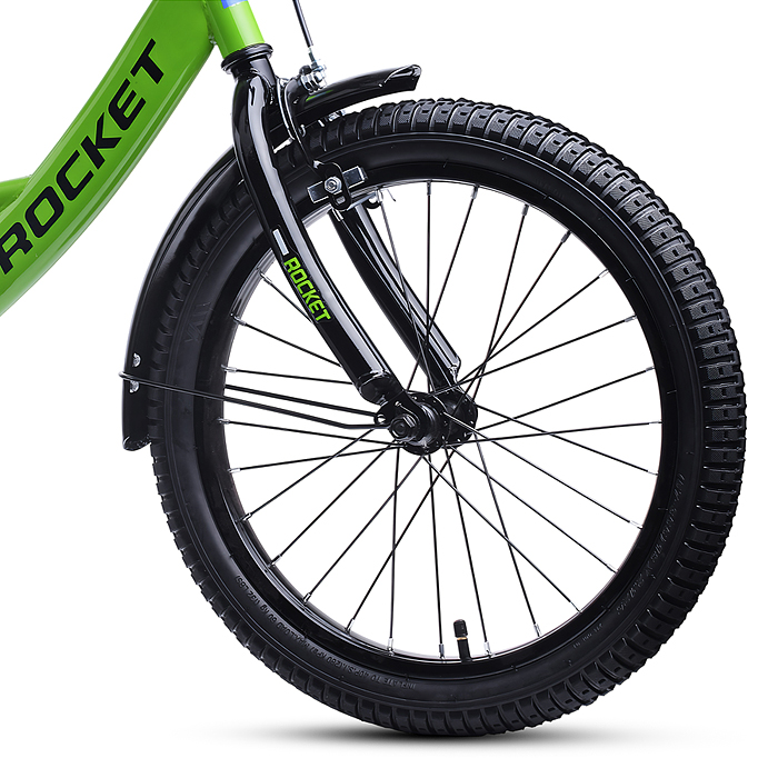 Фото к товару Велосипед 18" Rocket Gem, цвет зеленый Велосипед 18" Rocket Gem, цвет зеленый