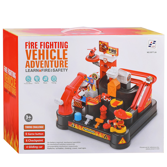 Фото к товару Трек "Пожарная служба" 5577-24 в коробке Трек "Пожарная служба" 5577-24 в коробке