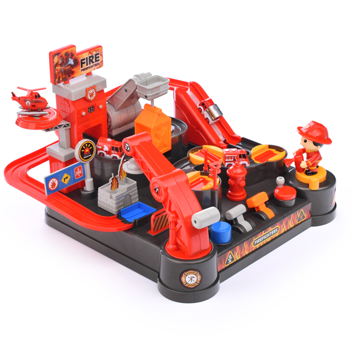 Фото к товару Трек "Пожарная служба" 5577-24 в коробке Трек "Пожарная служба" 5577-24 в коробке