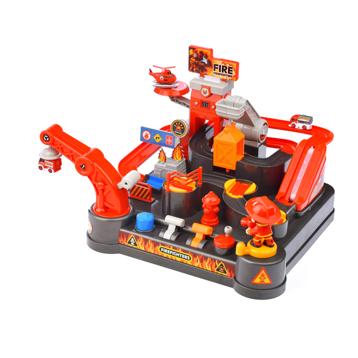 Фото к товару Трек "Пожарная служба" 5577-24 в коробке Трек "Пожарная служба" 5577-24 в коробке