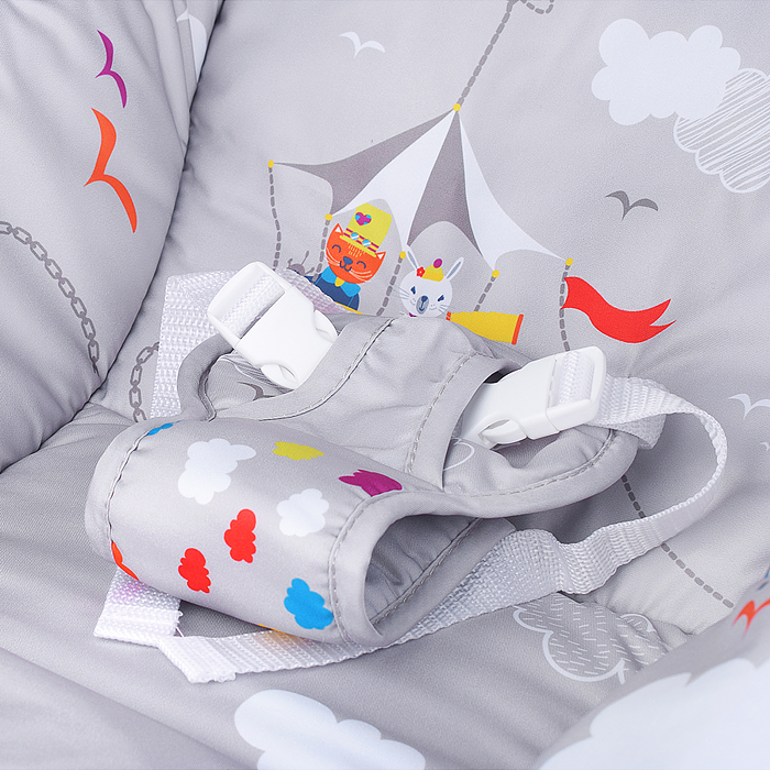 Фото к товару Шезлонг детский 715-1C "Морской" музыка, вибрация, в коробке Шезлонг детский 715-1C "Морской" музыка, вибрация, в коробке