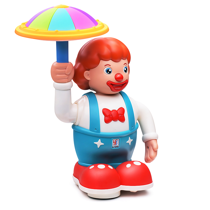 Фото к товару Интерактивная игрушка YJ-3050 "Клоун" на батарейках, в коробке Интерактивная игрушка YJ-3050 "Клоун" на батарейках, в коробке