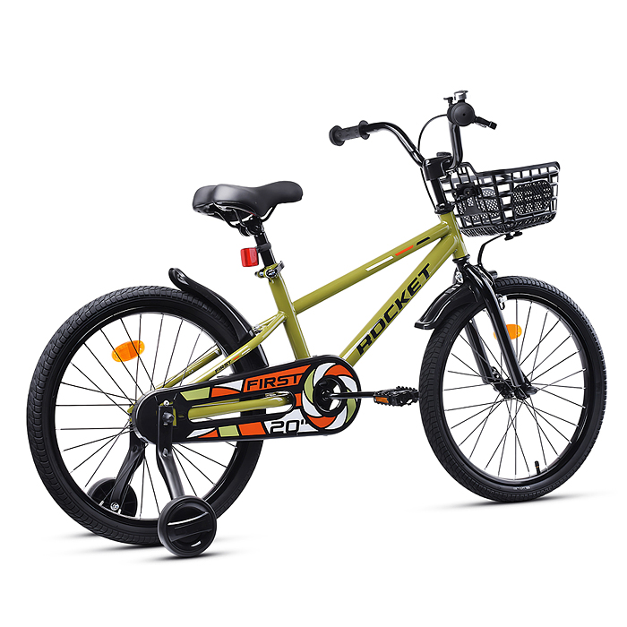Фото к товару Велосипед 20" Rocket First, цвет хаки Велосипед 20" Rocket First, цвет хаки