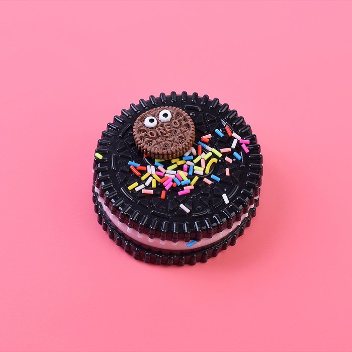 Игрушка-антистресс 00-5362 "Черная печенька" в пакете