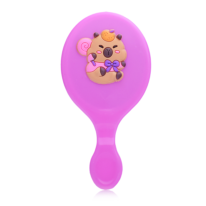 Фото к товару Расческа 00-6610 "Микс" с зеркальцем Расческа 00-6610 "Микс" с зеркальцем