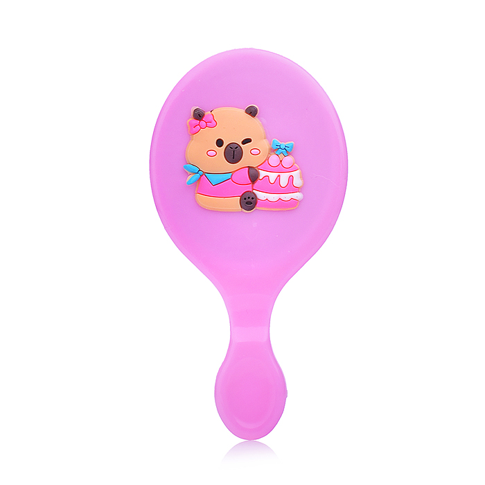 Фото к товару Расческа 00-6610 "Микс" с зеркальцем Расческа 00-6610 "Микс" с зеркальцем