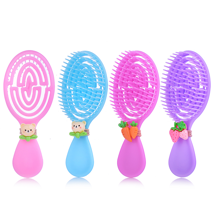 Расческа 00-6612 с резиночкой, в ассортименте Расческа 00-6612 с резиночкой, в ассортименте