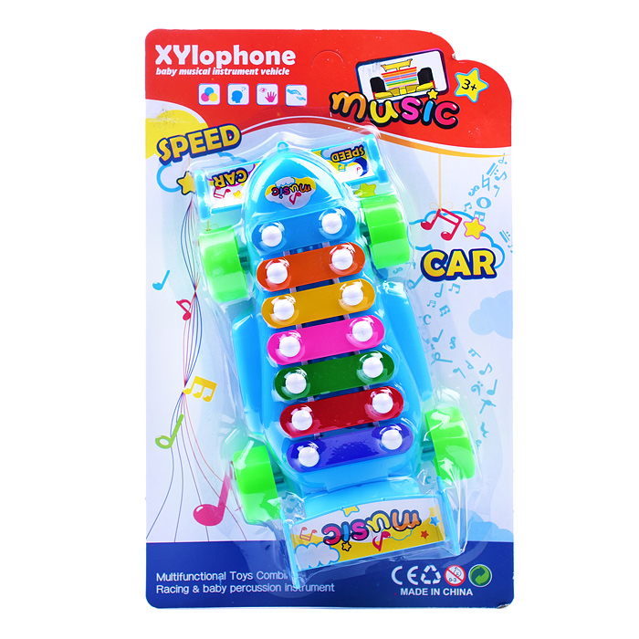 Металлофон Y9066 "Машинка" на листе Металлофон Y9066 "Машинка" на листе