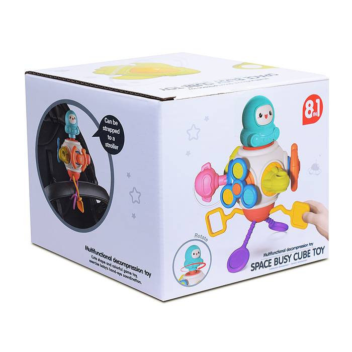 Игрушка развивающая 688-76 "Космический бизикуб" в коробке