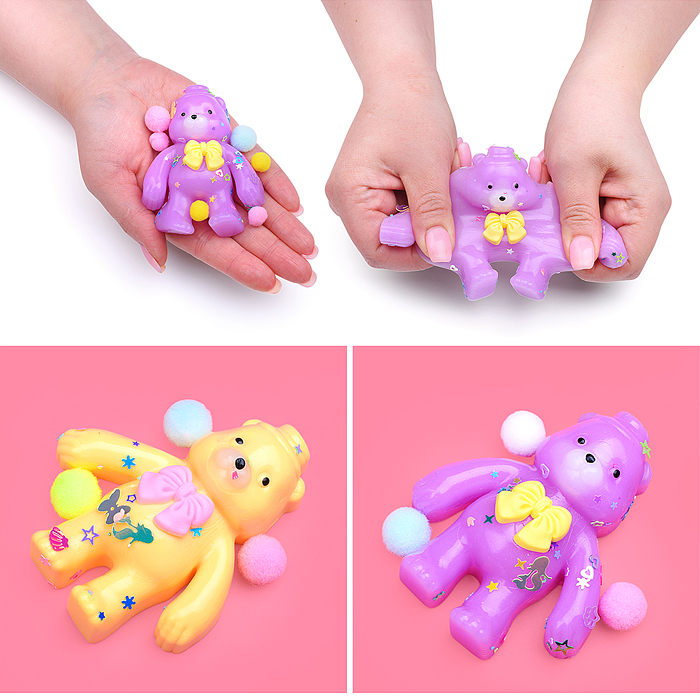 Игрушка-антистресс 00-6425 "Мишка в шляпе" 