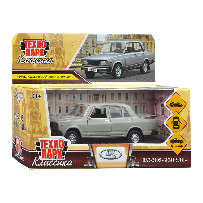 Фото к товару Машина металл LADA "Ваз-2105" 1997 12см, (двери, багаж, )инерц., в коробке Машина металл LADA "Ваз-2105" 1997 12см, (двери, багаж, )инерц., в коробке