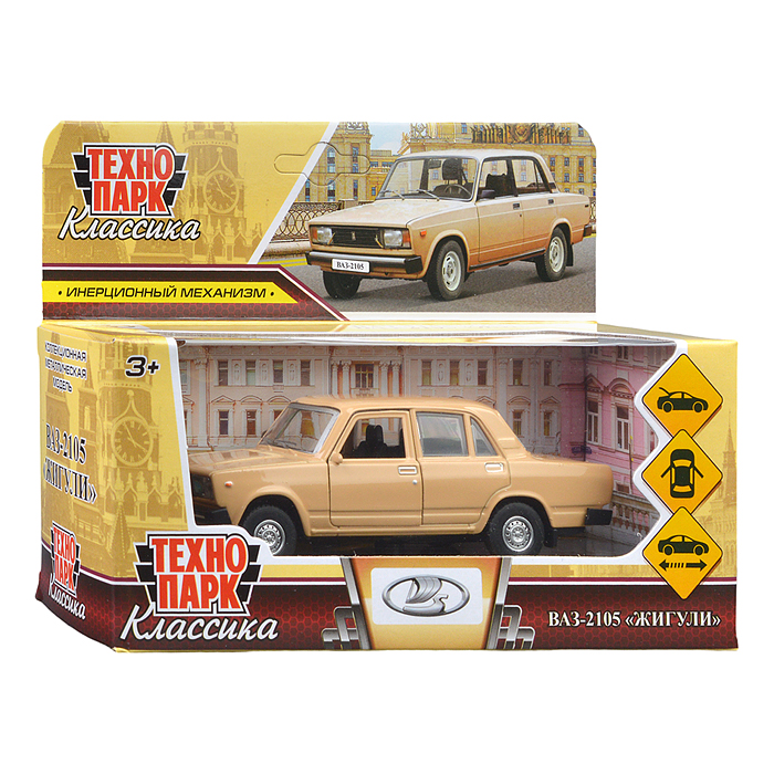 Фото к товару Машина металл LADA "Ваз-2105" 1997 12 см, (двери, багаж) инерц. Машина металл LADA "Ваз-2105" 1997 12 см, (двери, багаж) инерц.