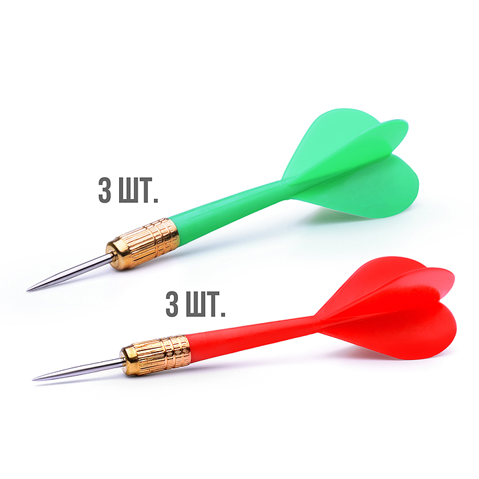 Фото к товару Дартс двусторонний с дротиками R0183 "Точно в цель! Дартс двусторонний с дротиками R0183 "Точно в цель!