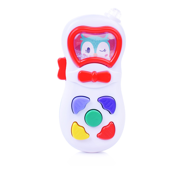 Фото к товару Телефон QX-91175E-QX-91179E "Веселые зверята" в коробке Телефон QX-91175E-QX-91179E "Веселые зверята" в коробке