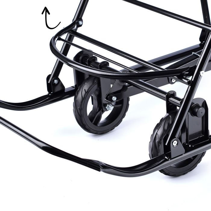 Фото к товару Санки-коляска Снежинка универсал-1 (скорость синий) Санки-коляска Снежинка универсал-1 (скорость синий)