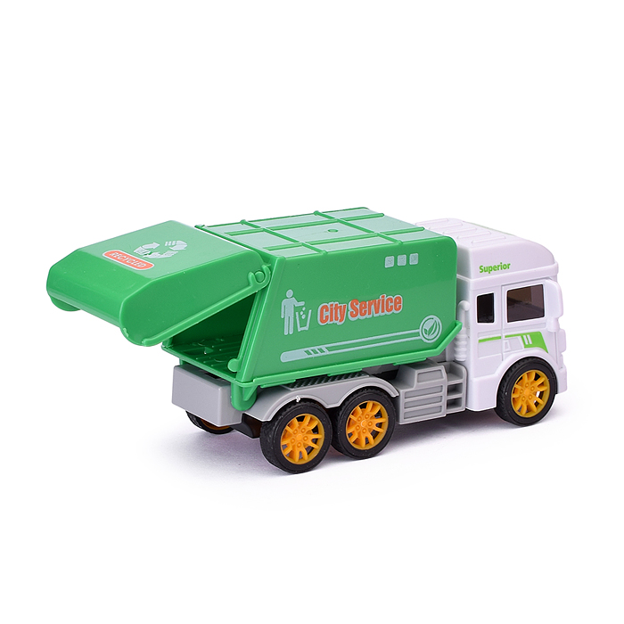 Фото к товару Машина BHX821B "Мусоровоз" 4 вида, в пакете Машина BHX821B "Мусоровоз" 4 вида, в пакете