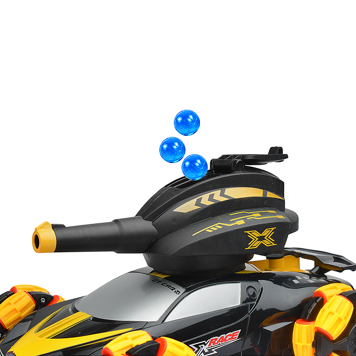 Фото к товару Машина QF665-2 "Торнадо-1" с пушкой и паром, на р/у 27 MHz, в коробке Машина QF665-2 "Торнадо-1" с пушкой и паром, на р/у 27 MHz, в коробке