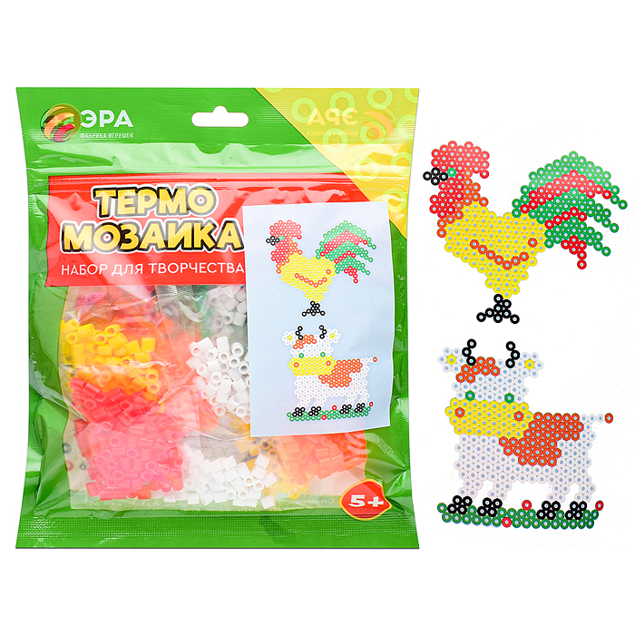 Игра "Термомозаика" т.21 исп. 8 "Петух и корова"