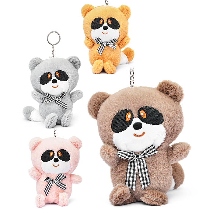 Мягкая игрушка-брелок M1312 "Енот" 