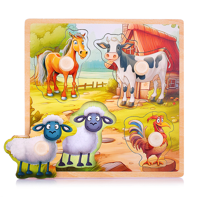 Пазл-вкладыш D2013 "Любимая ферма" Пазл-вкладыш D2013 "Любимая ферма"
