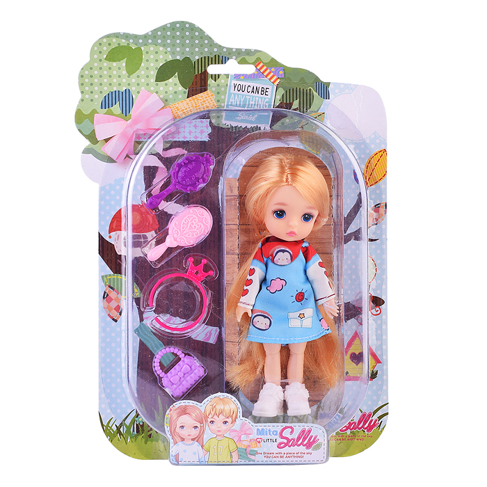 Кукла 91036-A "Джуди" с аксессуарами, на листе