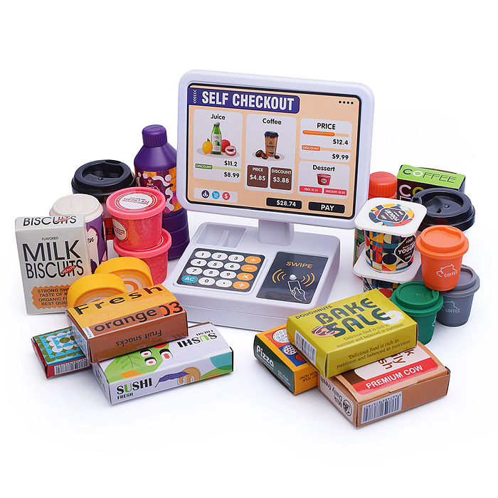 Игровой набор супермаркет 668-138 "Универсам" (46 предметов) в коробке