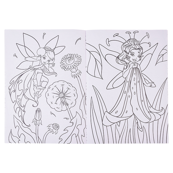 Фото к товару Моя раскраска А4 чёрная. Волшебная страна Моя раскраска А4 чёрная. Волшебная страна