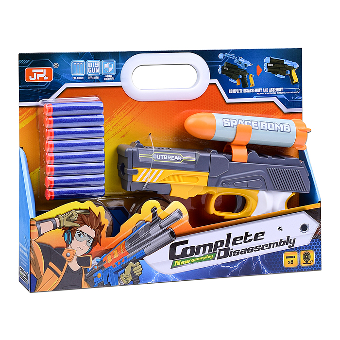 Фото к товару Пистолет 19860G "Agent Team" в коробке Пистолет 19860G "Agent Team" в коробке