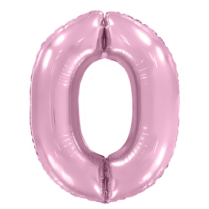 Шар (40''/102 см) Цифра, 0, Розовый, Макарунс, 1 шт. в уп. Шар (40''/102 см) Цифра, 0, Розовый, Макарунс, 1 шт. в уп.
