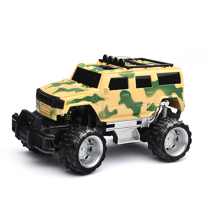 Фото к товару Машинка радиоуправляемая "Джип" масштаб 1:18, 4-х канальный пульт, на батарейках Машинка радиоуправляемая "Джип" масштаб 1:18, 4-х канальный пульт, на батарейках